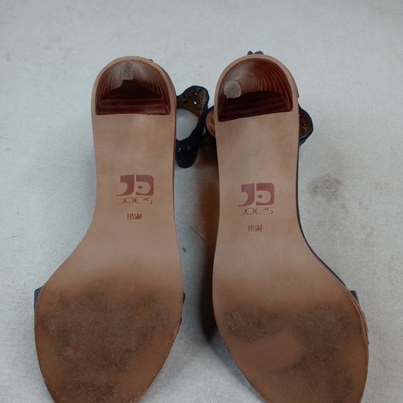 JOE’S WOMEN’S PUMPS SHOES GRAY ANKLE STRAP HEELS S - Picture 8 of 8